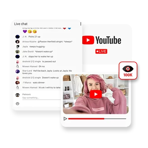 Comprar-Visitas- Videos-en- directo Youtube