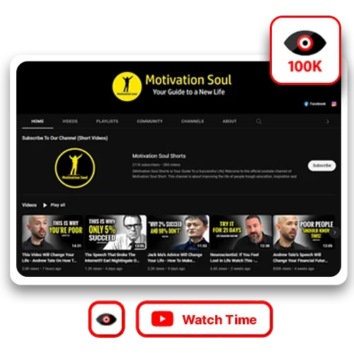 acheter des heures de visionnage YouTube
